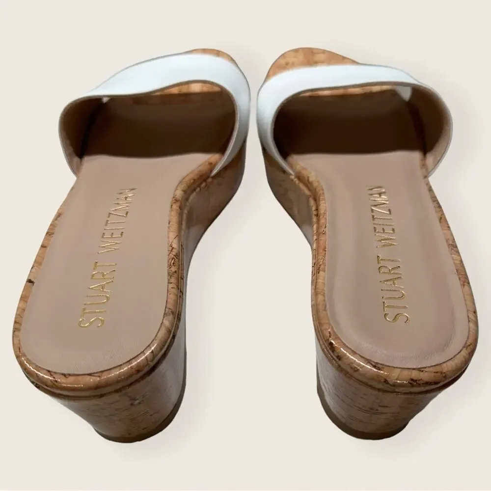 LNWB | Stuart Weitzman | Summer Wedge | White | Size 9.5B